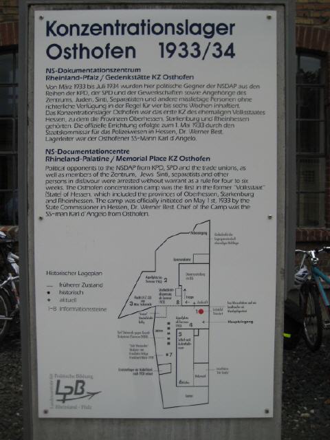 Lageplan des Konzentrationslagers